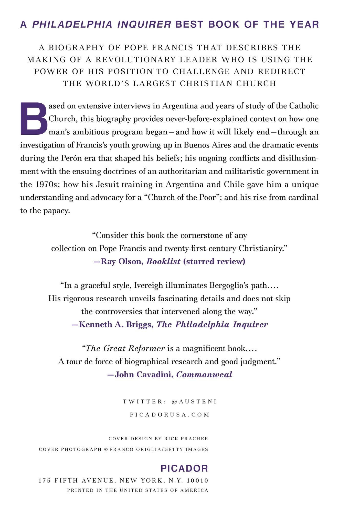 The Great Reformer: Francis and the Making of a Radical Pope