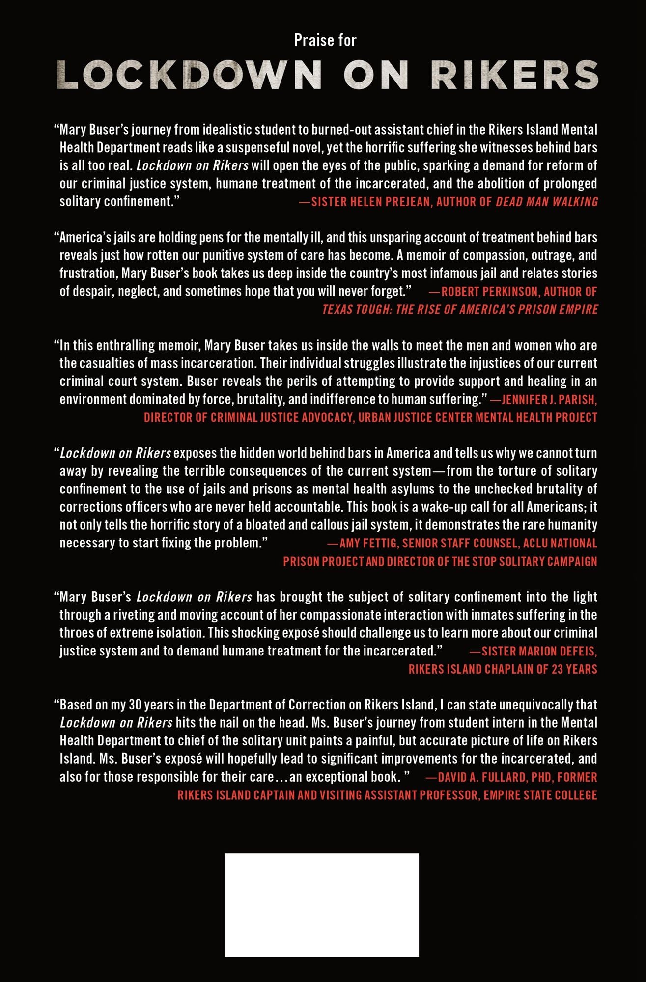 Lockdown on Rikers: Shocking Stories of Abuse and Injustice at New York's Notorious Jail
