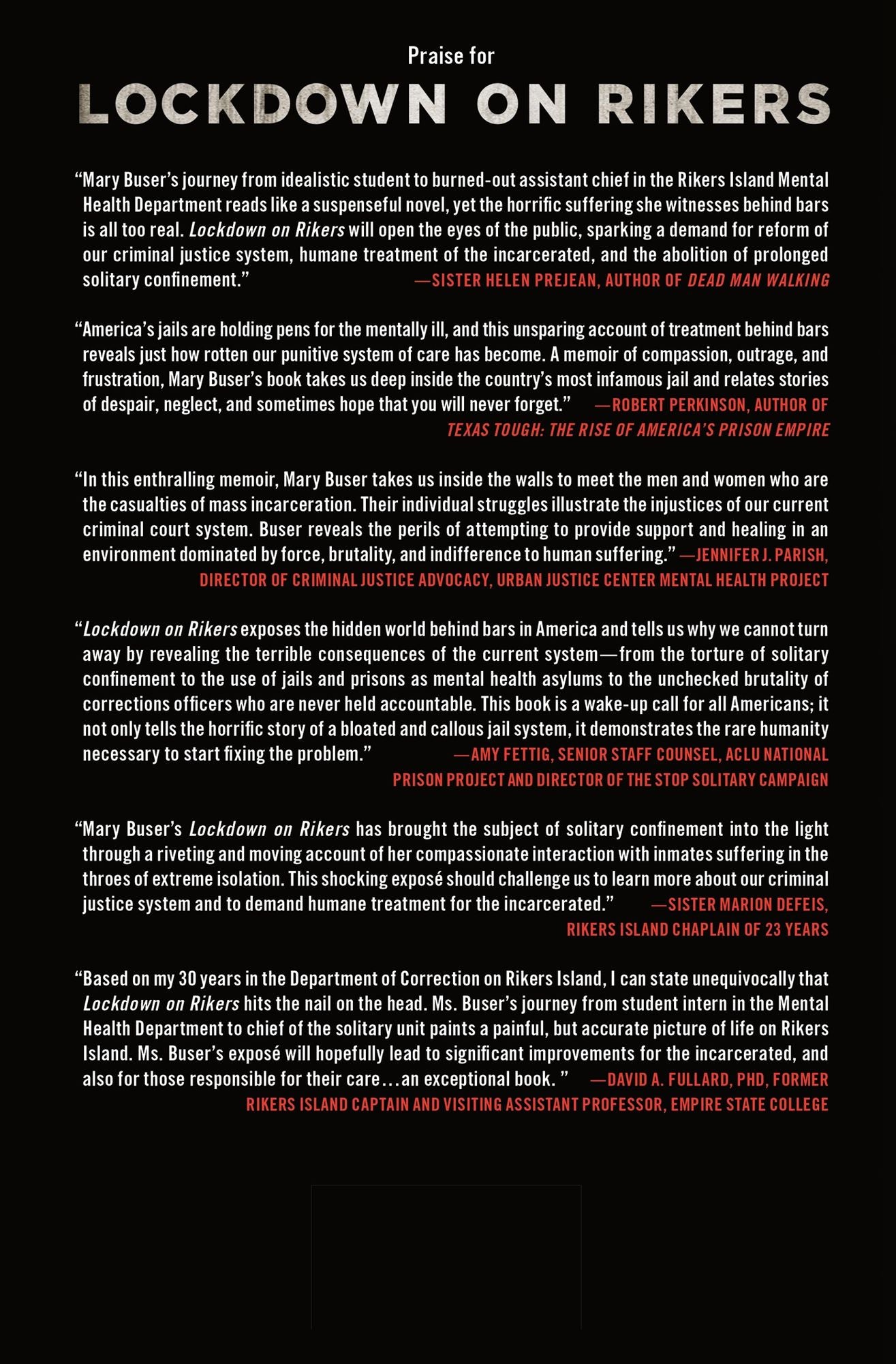 Lockdown on Rikers: Shocking Stories of Abuse and Injustice at New York's Notorious Jail