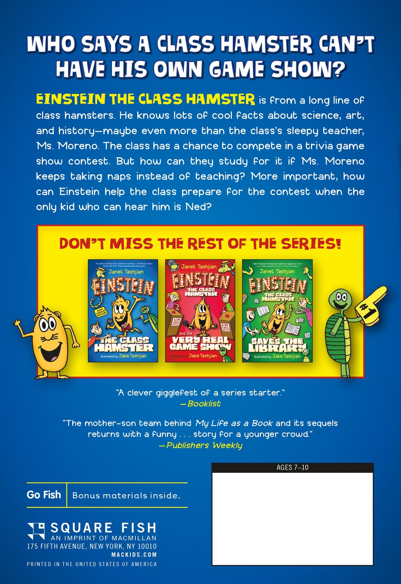 Einstein the Class Hamster