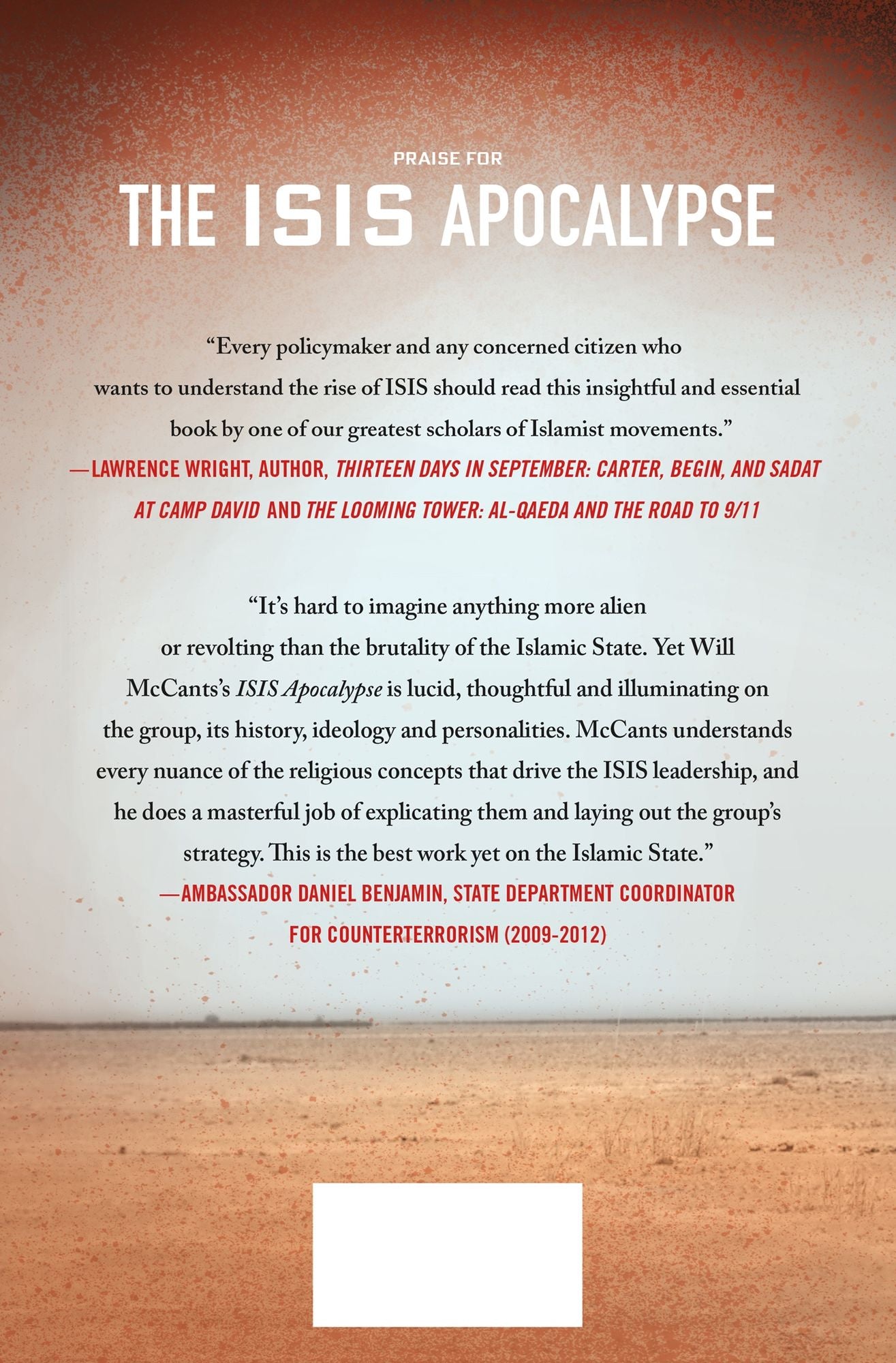 The ISIS Apocalypse: The History, Strategy, and Doomsday Vision of the Islamic State