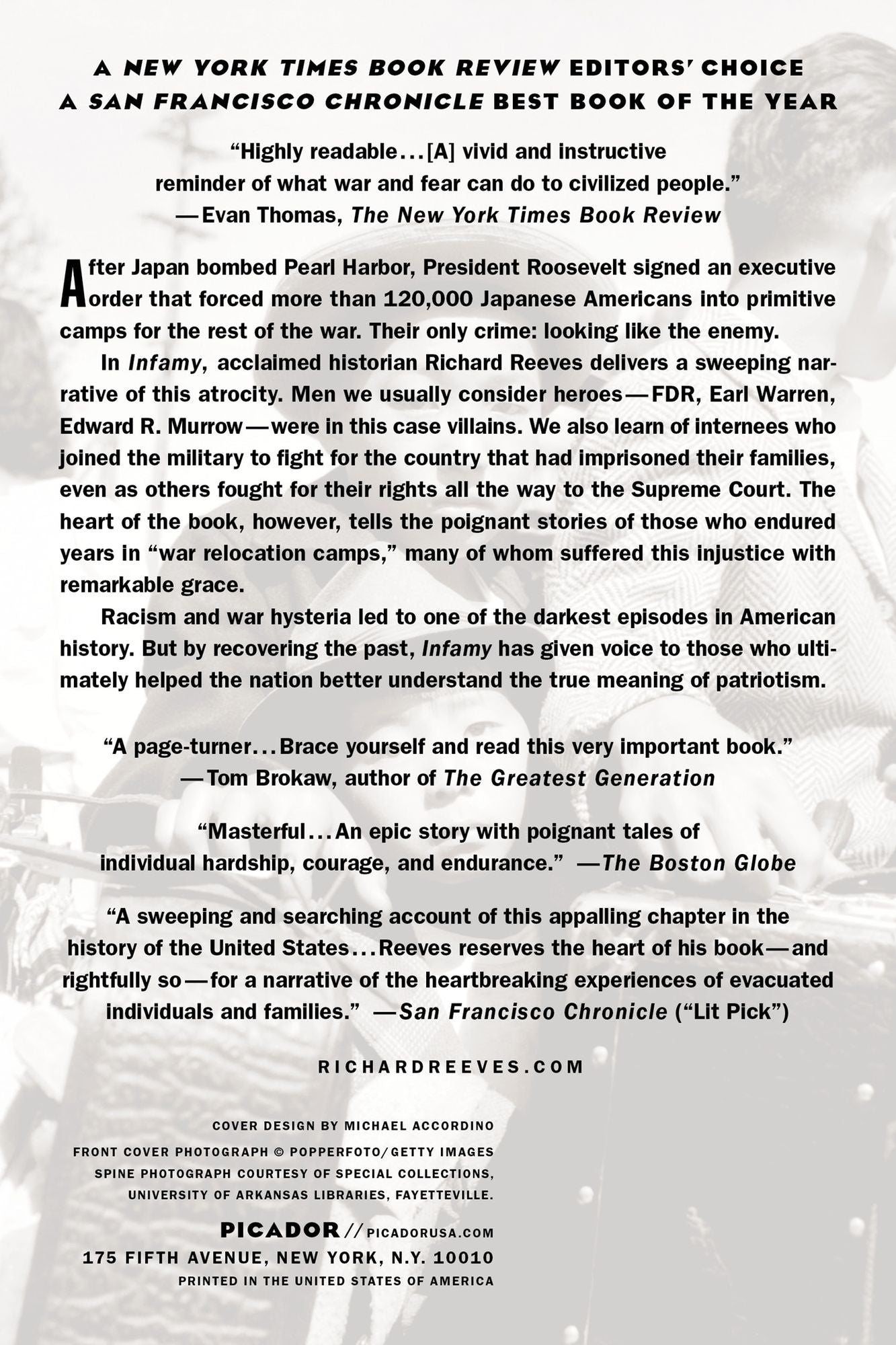 Infamy: The Shocking Story of the Japanese American Internment in World War II