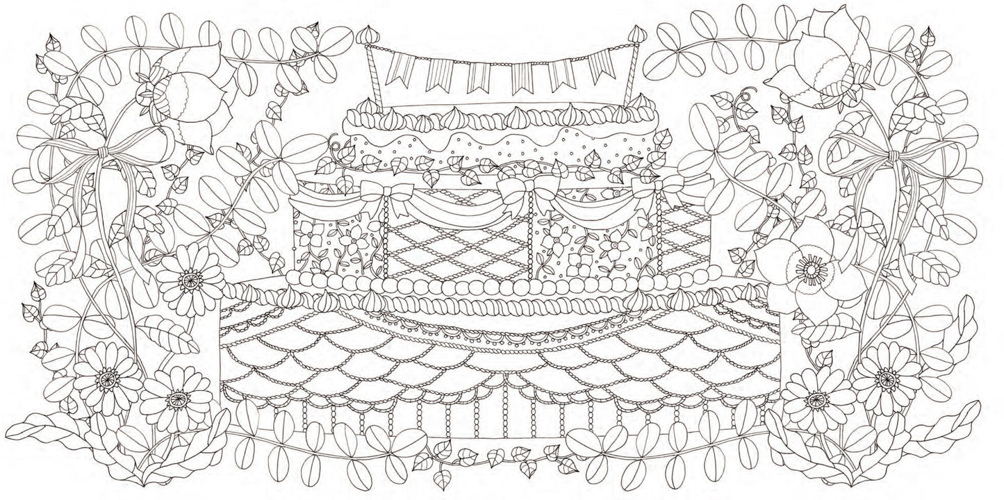 Four Seasons: A Coloring Book