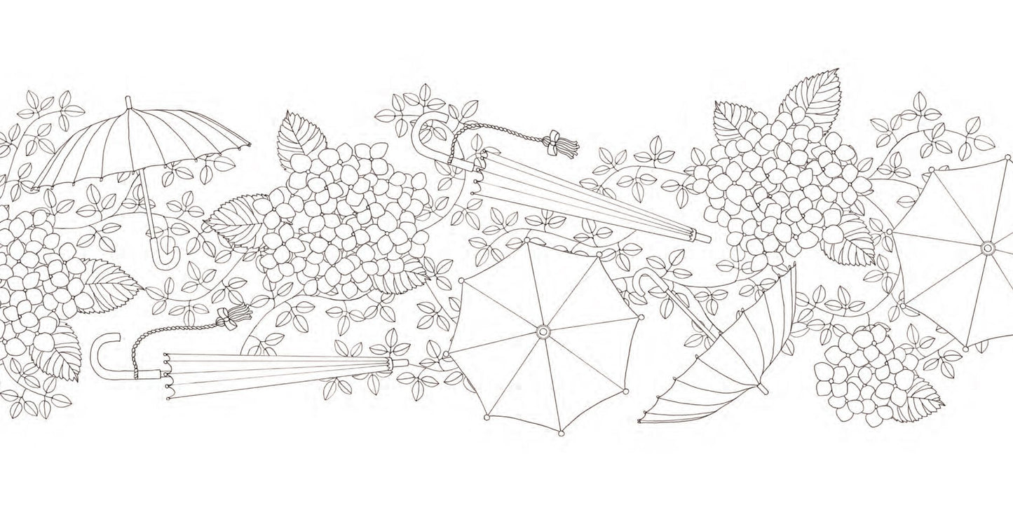 Four Seasons: A Coloring Book