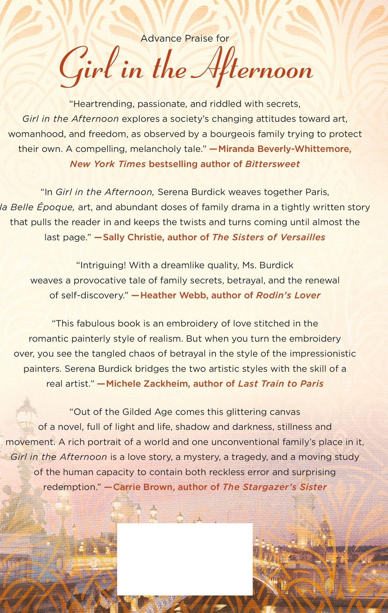 Girl in the Afternoon: A Novel of Paris