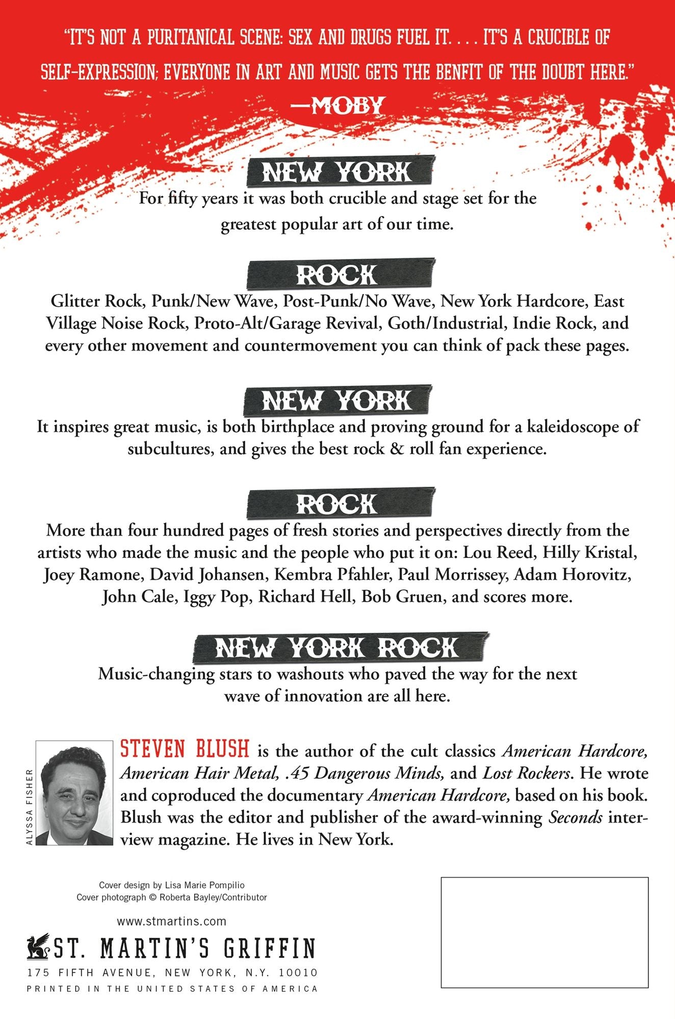 New York Rock: From the Rise of The Velvet Underground to the Fall of CBGB