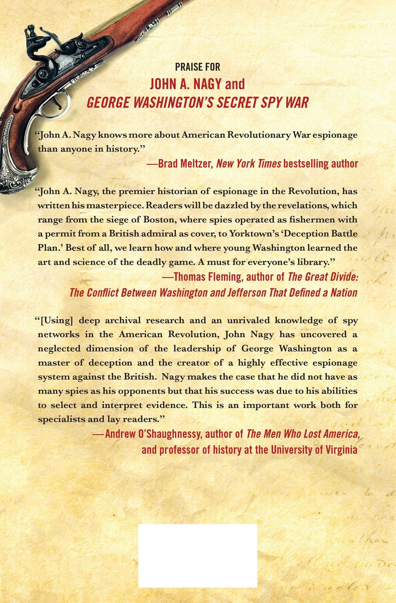 George Washington's Secret Spy War: The Making of America's First Spymaster