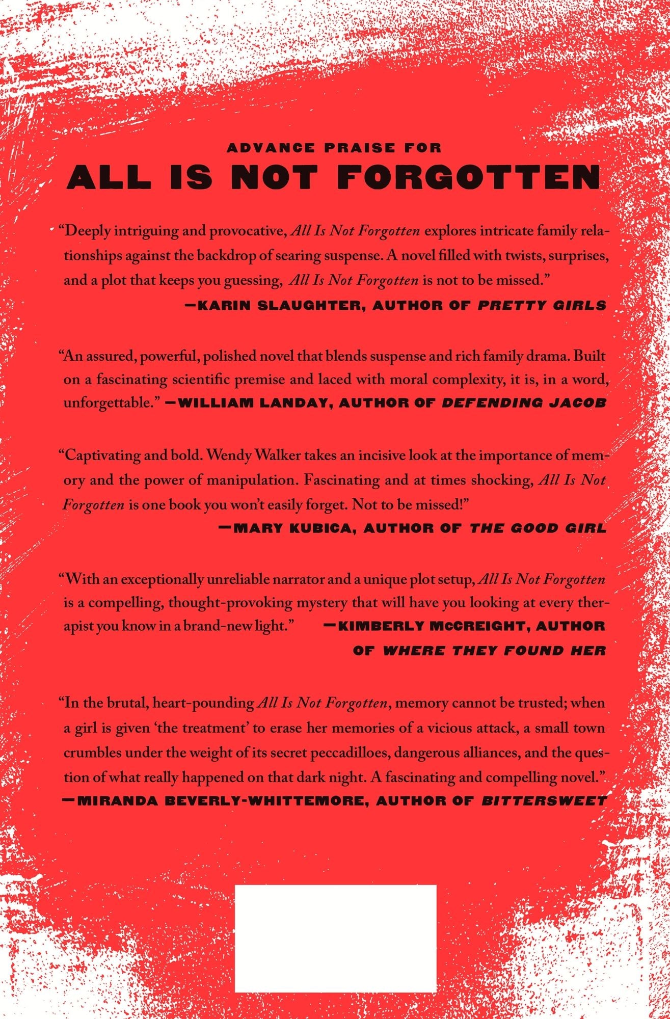 All Is Not Forgotten