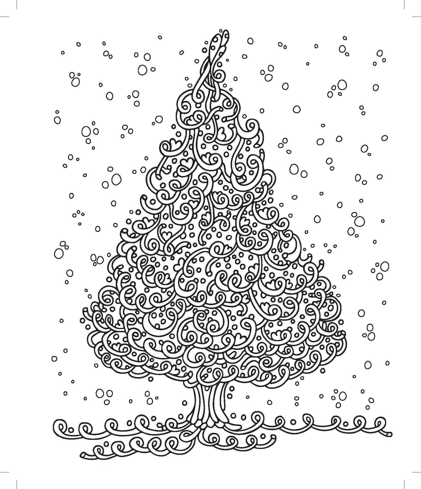 Zendoodle Coloring Presents Keep Merry and Color On