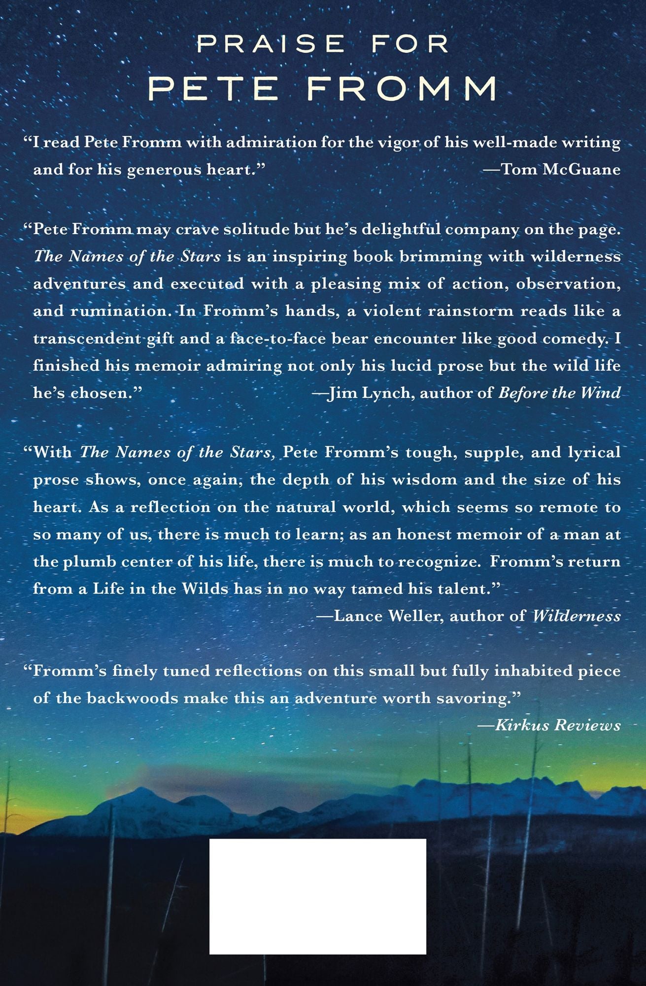 The Names of the Stars: A Life in the Wilds
