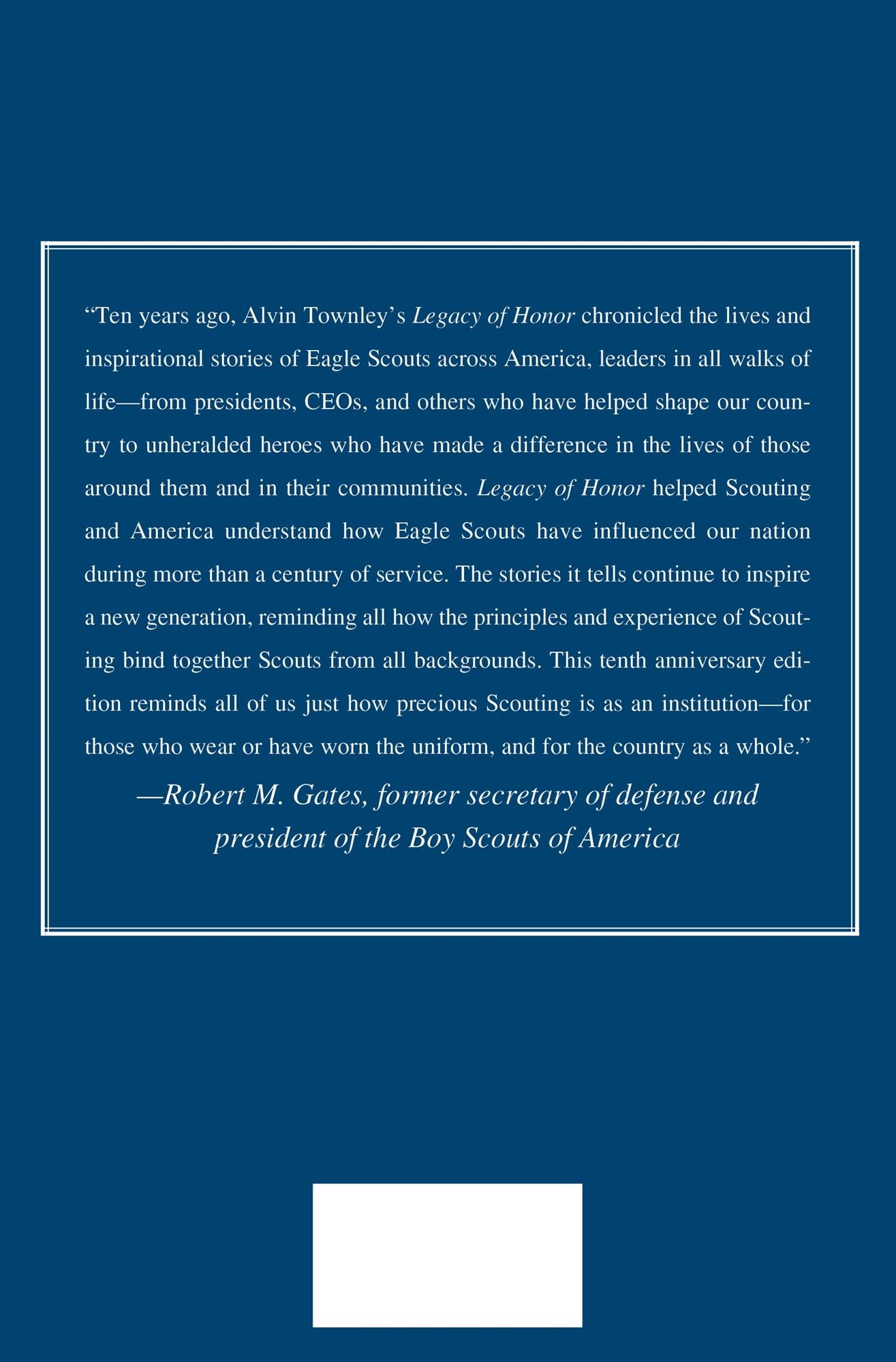 Legacy of Honor: The Values and Influence of America's Eagle Scouts