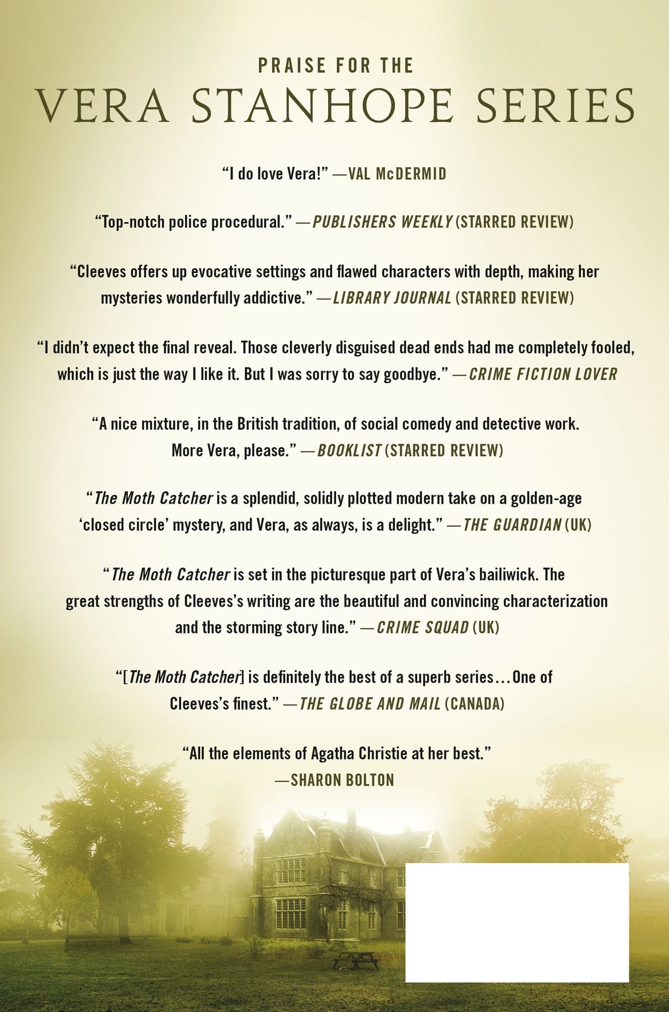 The Moth Catcher (Vera Stanhope Series #7)