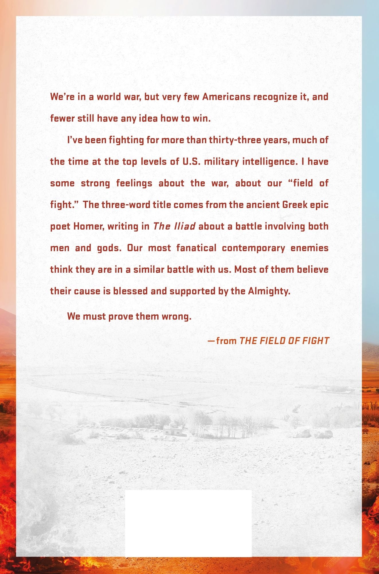 The Field of Fight: How We Can Win the Global War Against Radical Islam and Its Allies