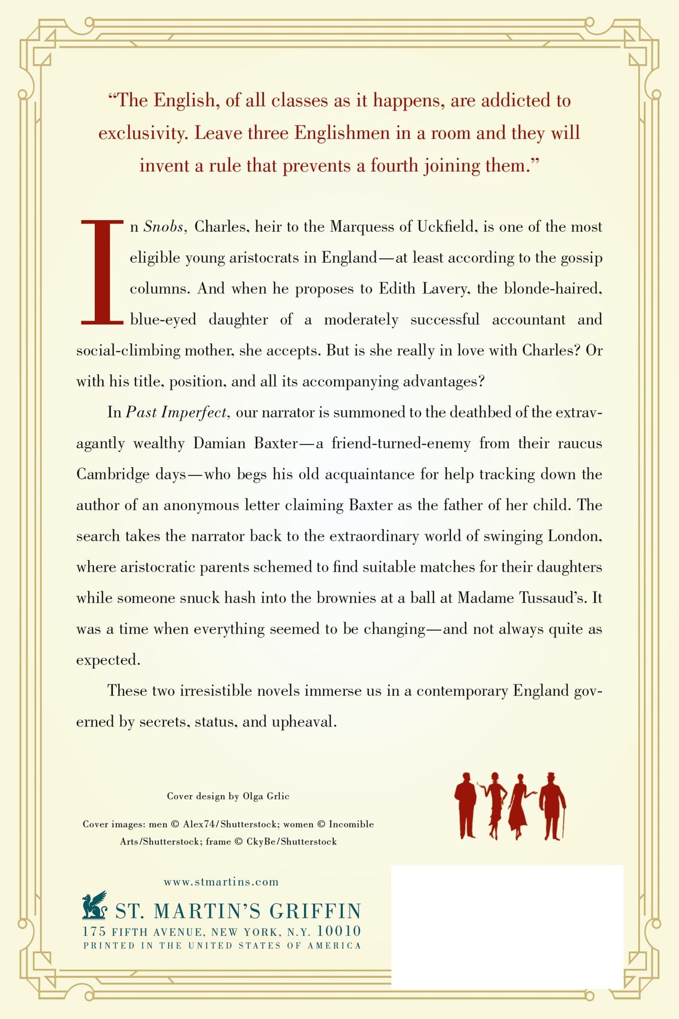Society Rules: Two Novels: Snobs and Past Imperfect