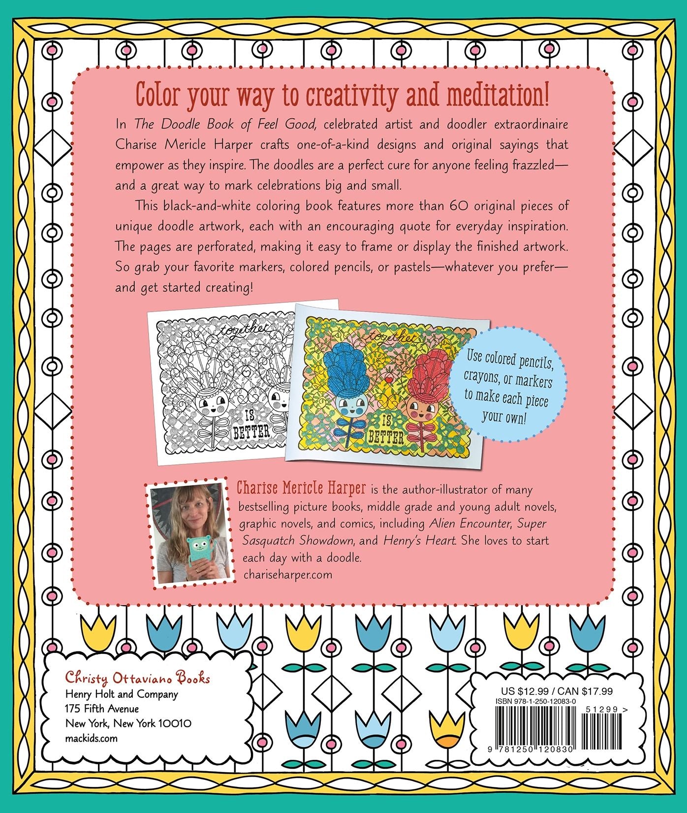 The Doodle Book of Feel Good: A Doodle/Coloring Book for All Ages