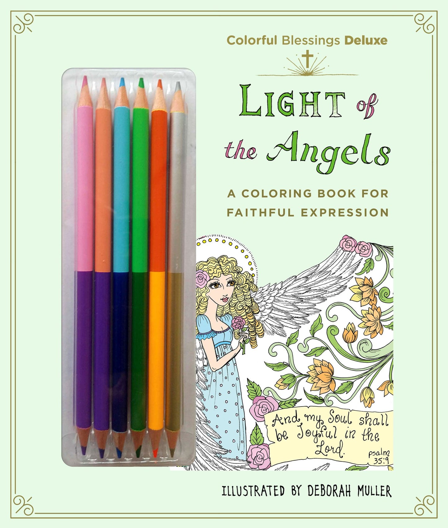 Colorful Blessings: Light of the Angels: Deluxe Edition with Pencils