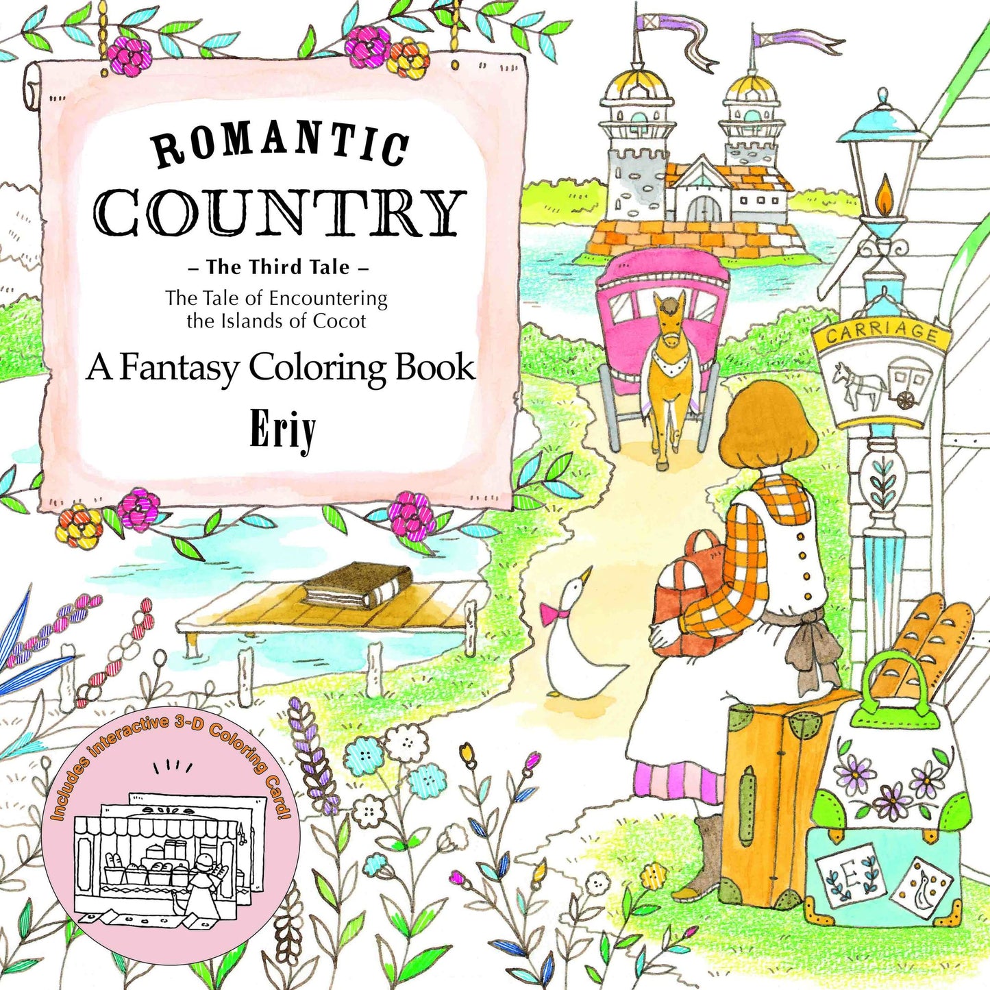 Romantic Country: The Third Tale: A Fantasy Coloring Book
