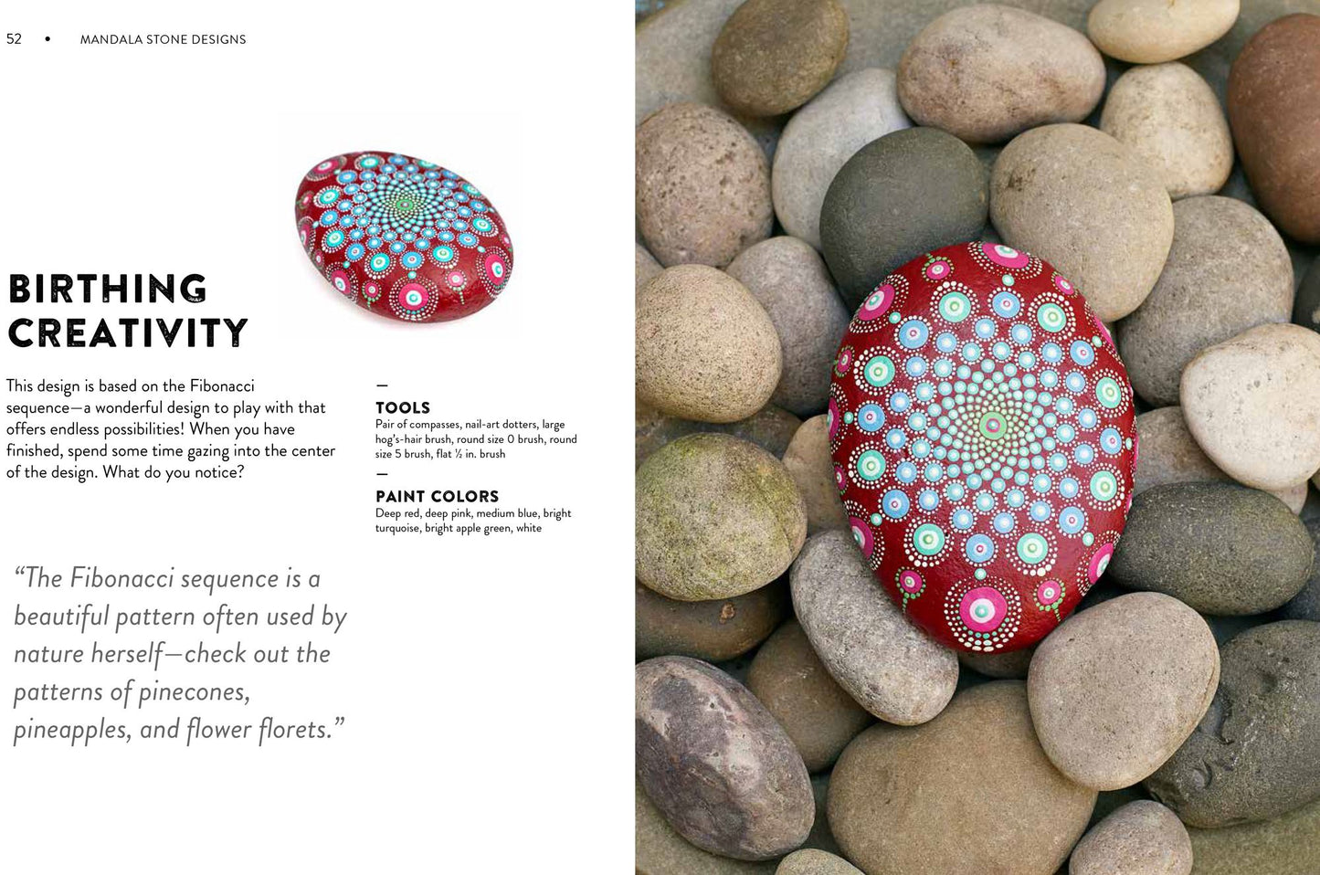Mandala Stones: 50 Inspirational Designs to Paint