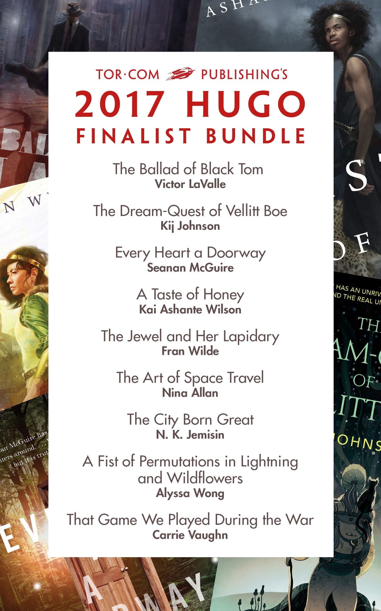 Tor.com Publishing's 2017 Hugo Finalist Bundle