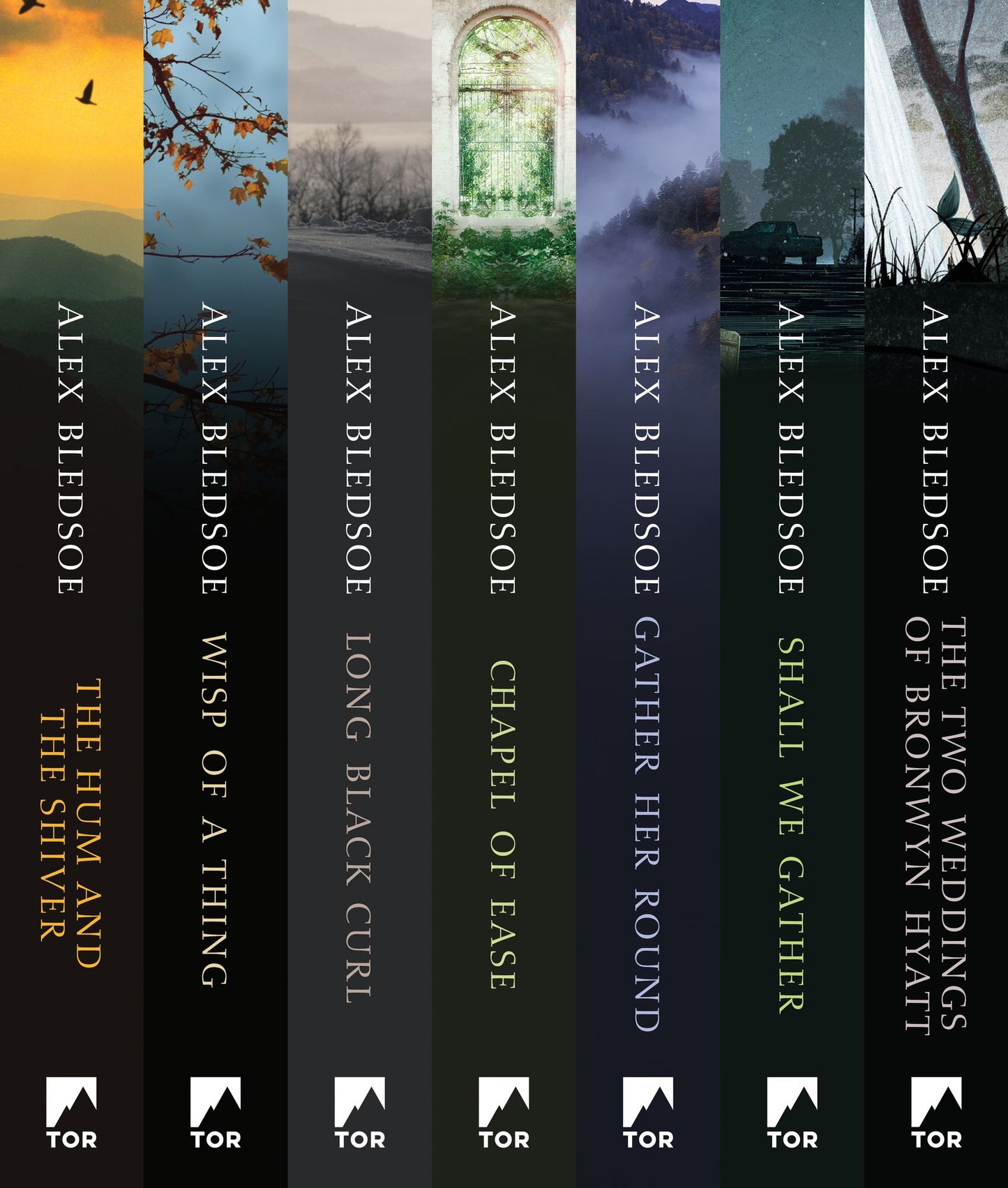 The Tufa Collection: (The Hum and the Shiver, Wisp of a Thing, Long Black Curl, Chapel of Ease, Gather Her Round, "Shall We Gather,?? "The Two Weddings of Bronwyn Hyatt??)