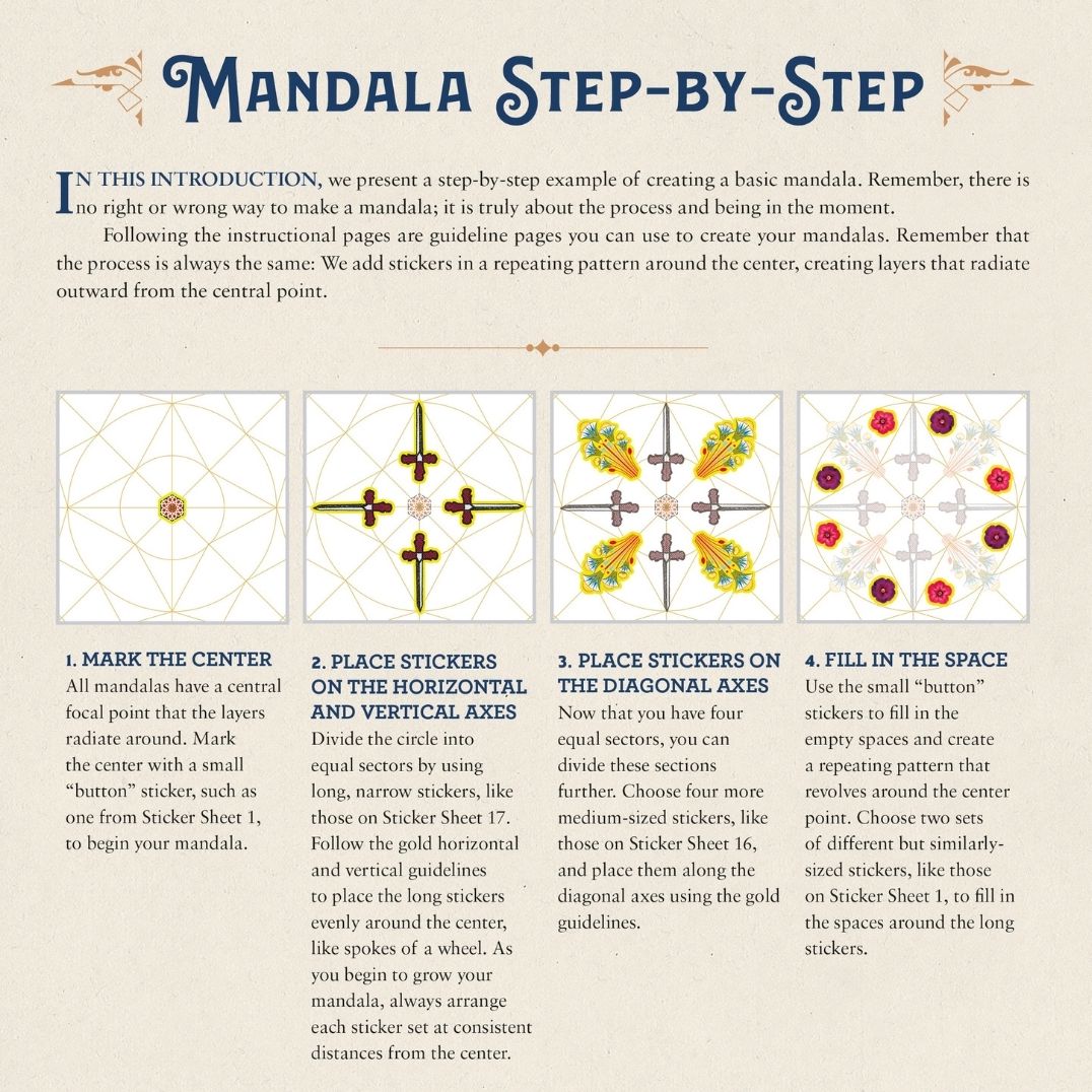 The Antiquarian Sticker Book: Mandala