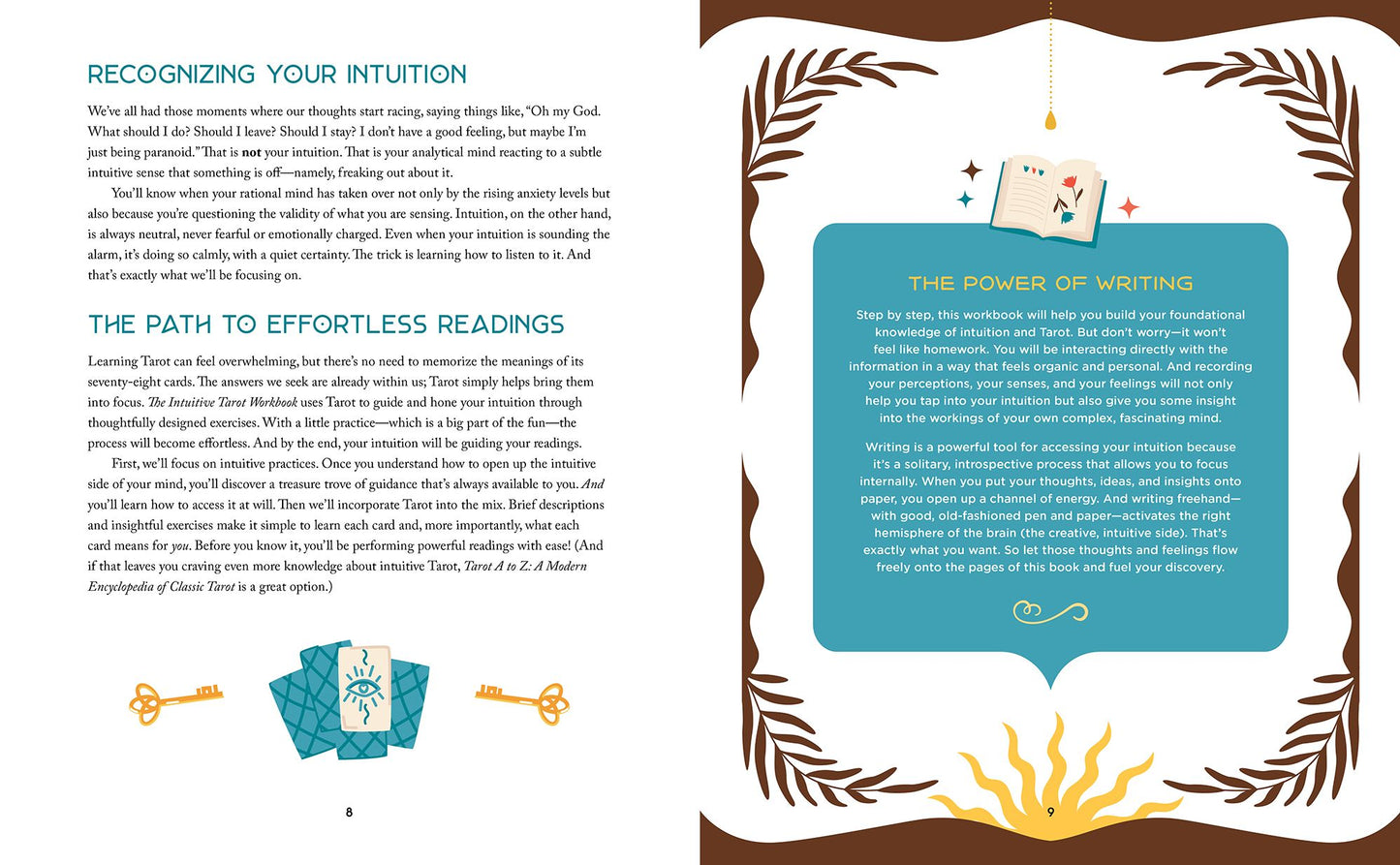 The Intuitive Tarot Workbook: Guided Exercises to Unlock Your Intuition for Effortless Readings