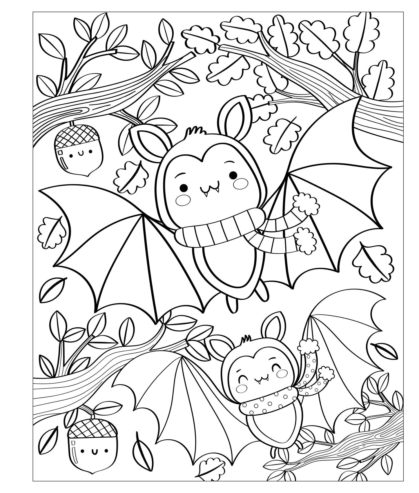 Mangatopia: Spoopy Fun: A Cute and Creepy Coloring Book of Anime and Manga