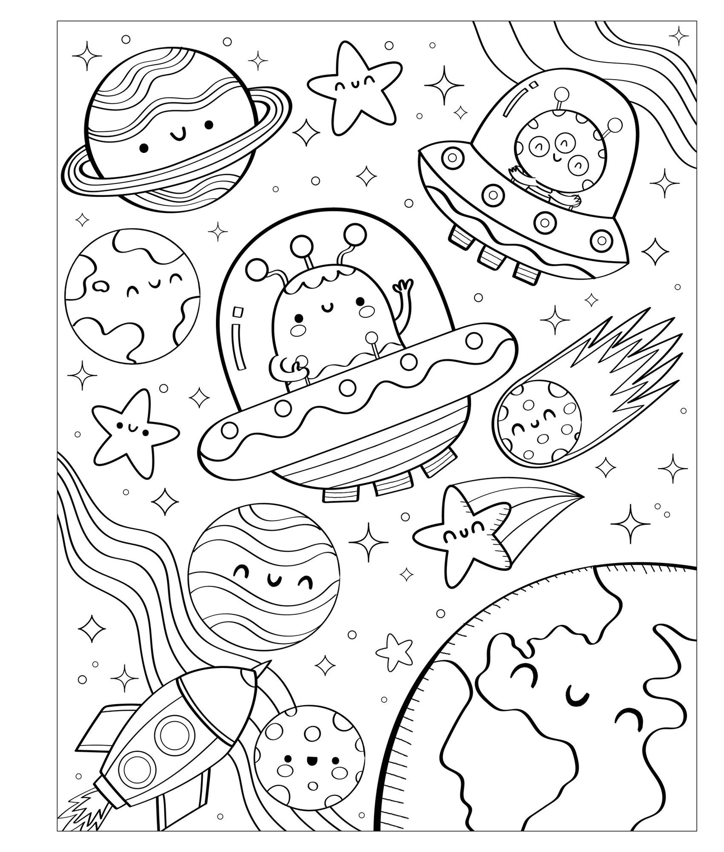 Mangatopia: Spoopy Fun: A Cute and Creepy Coloring Book of Anime and Manga