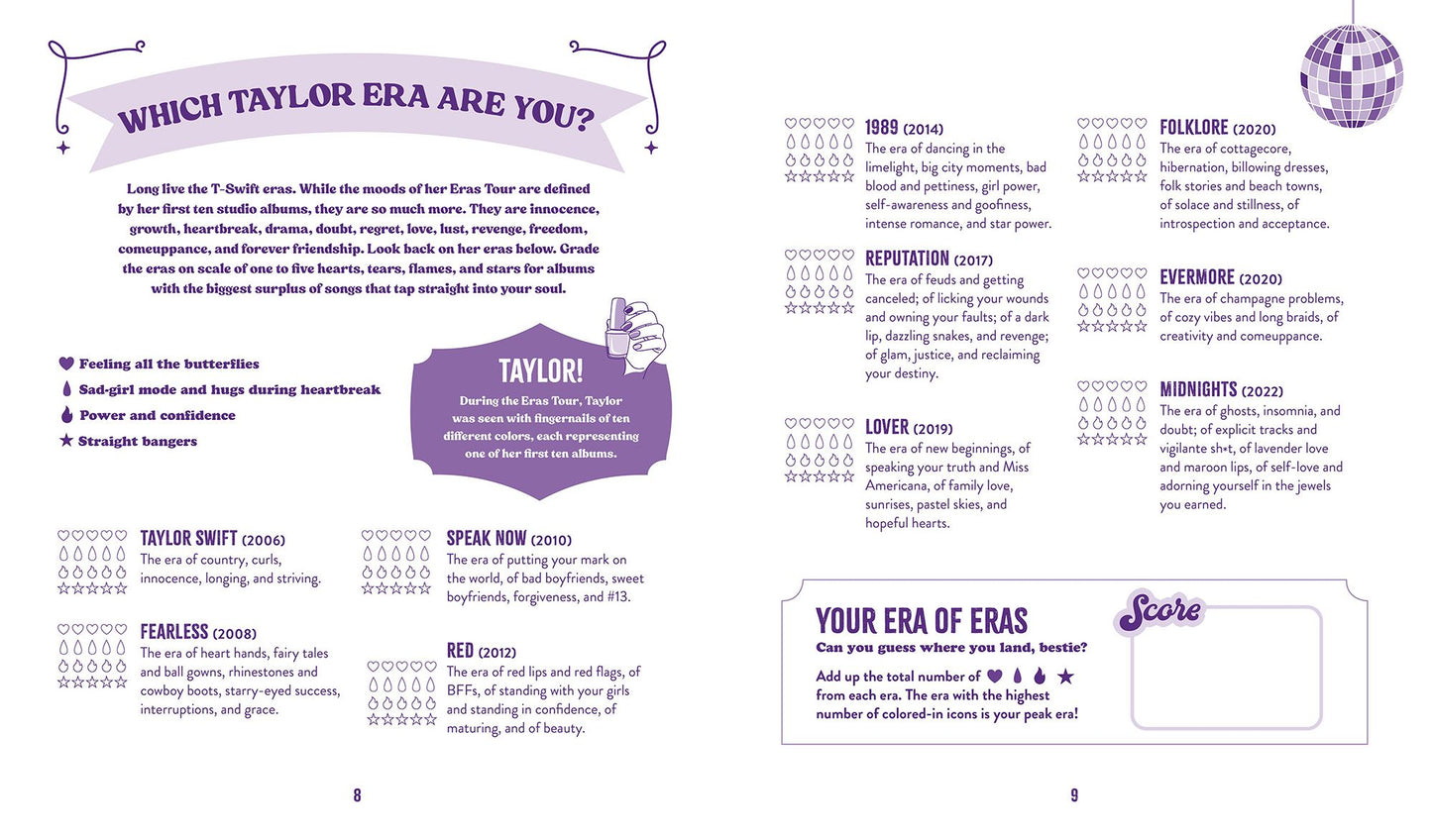 The Unofficial Taylor Swift Trivia Book: Everything You Need to Know About Taylor with Fun Quizzes and Activities to Test Your Knowledge!