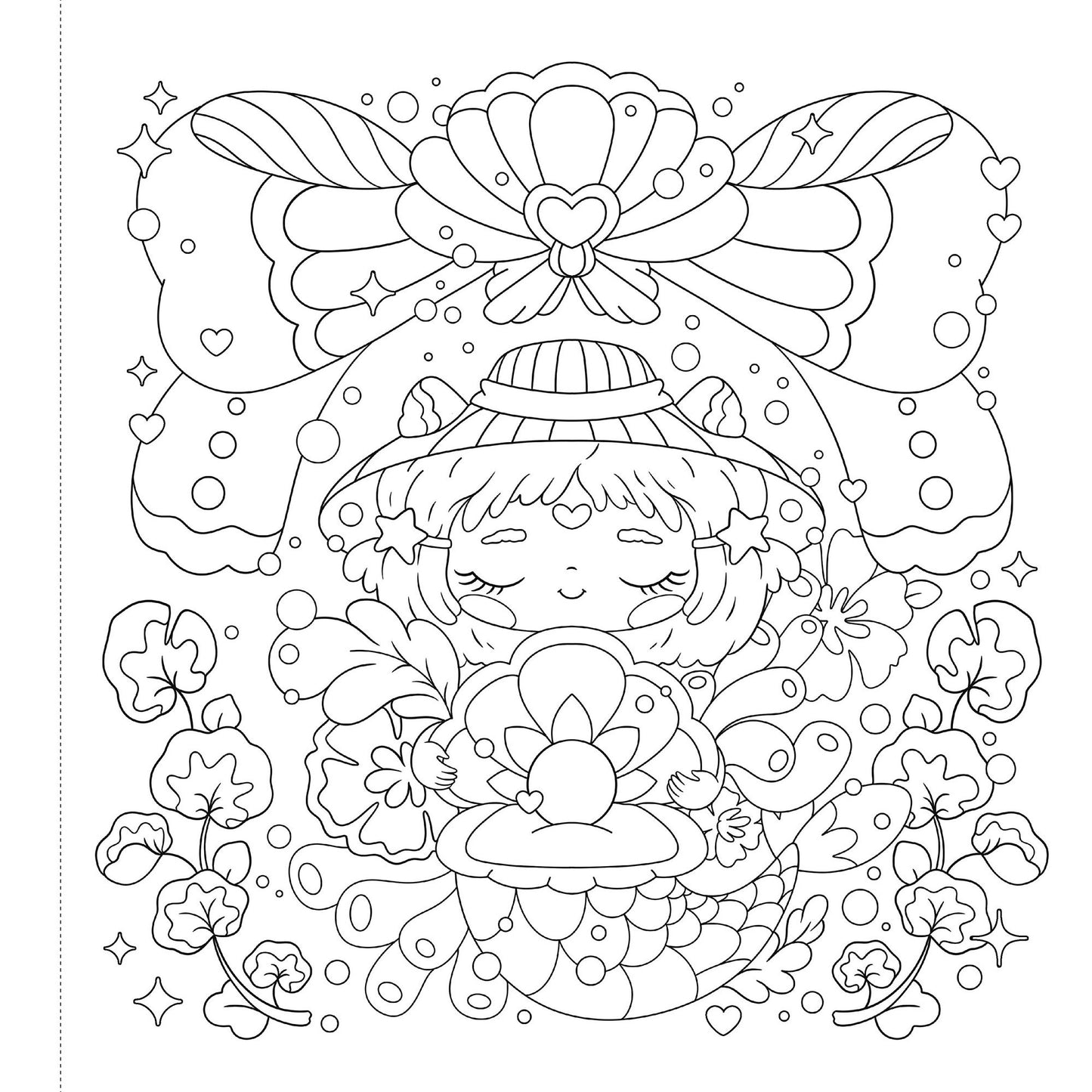 Manga Sparkle: Mermaid City: A Shimmery Sea of Anime & Manga Style Coloring Art