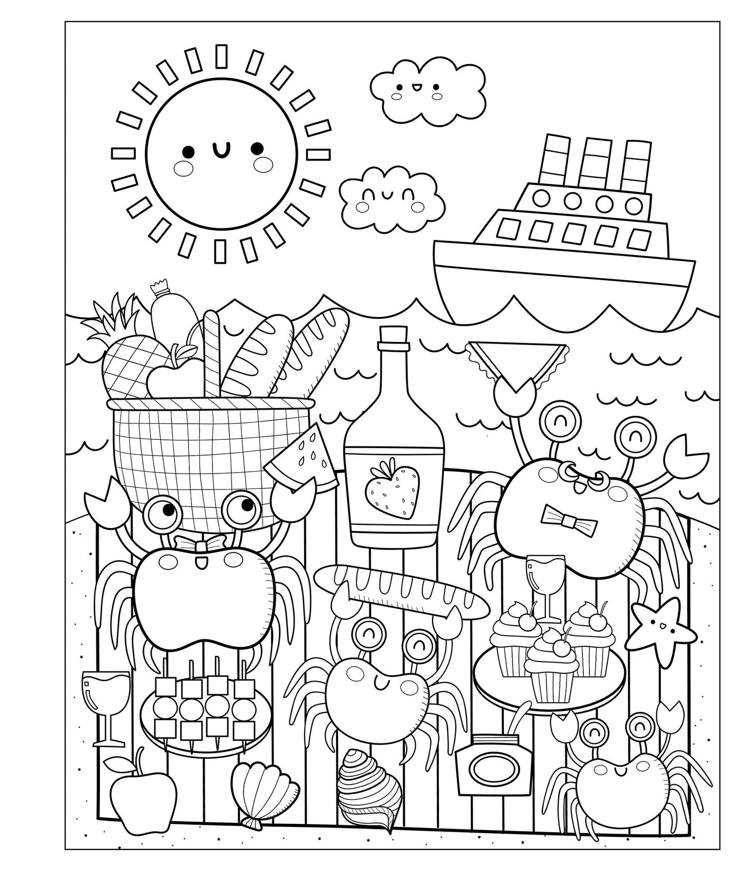 Mangatopia: Sea Creatures: An Underwater Coloring Book of Anime and Manga