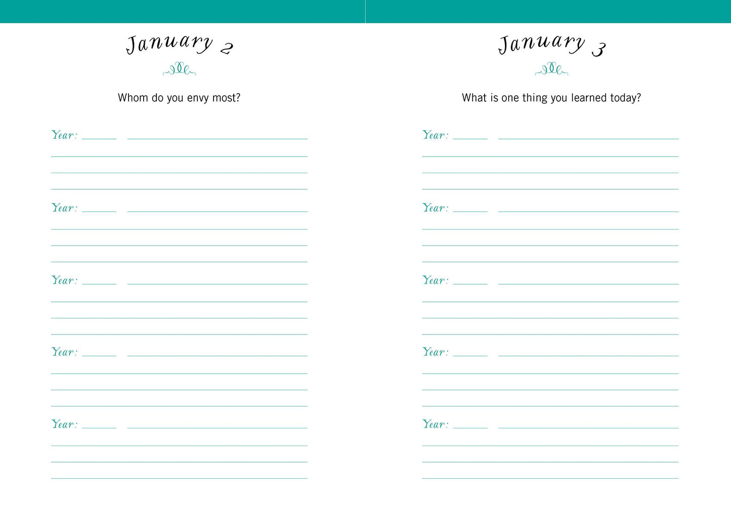 One Question a Day (Floral): A Five-Year Journal
