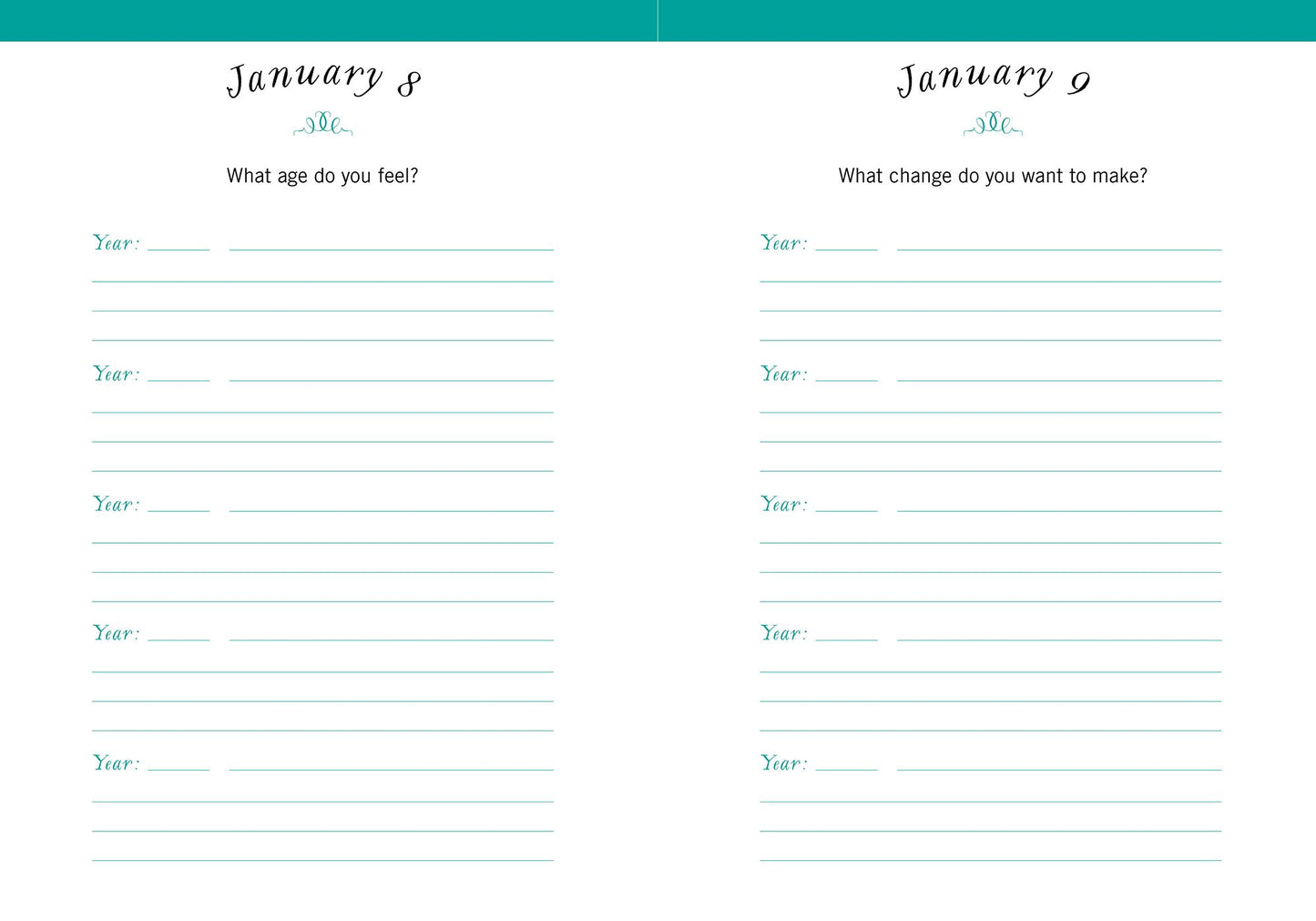 One Question a Day (Floral): A Five-Year Journal