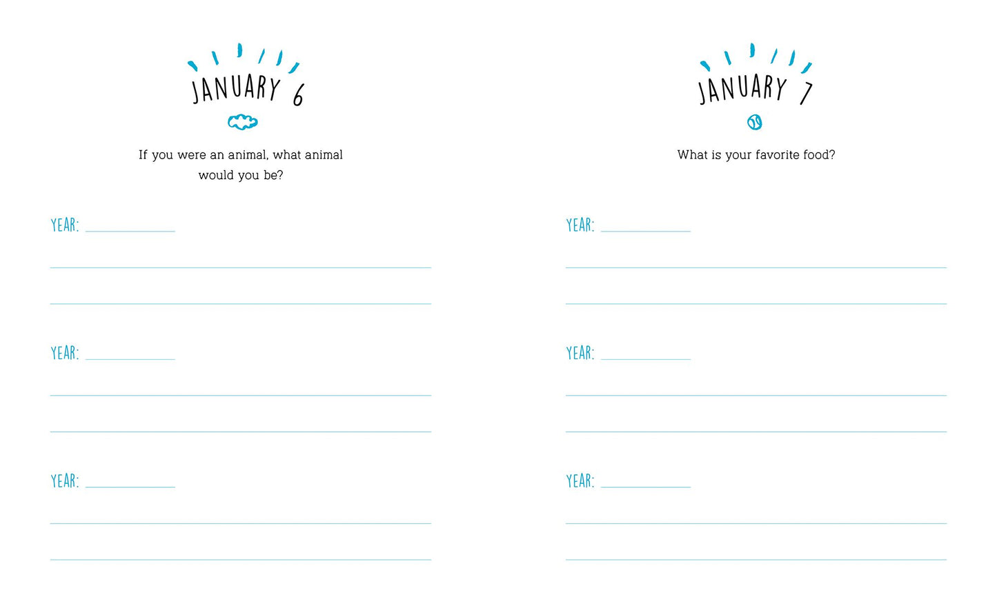 One Question a Day for Kids (Large Format): A 3-Year Journal: Create Your Own Personal Time Capsule