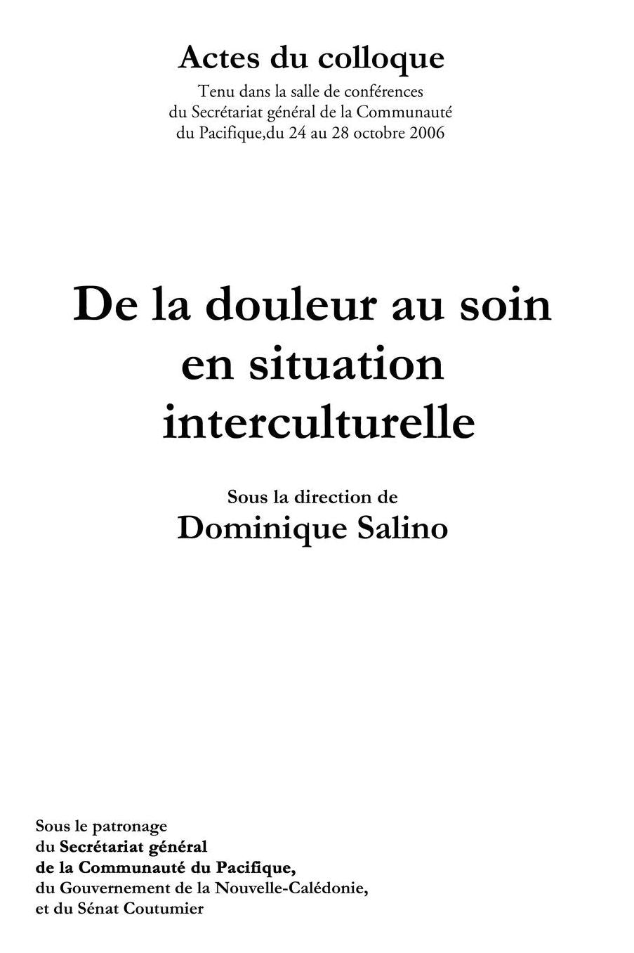 Actes Du Colloque