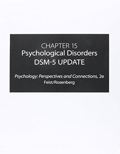 Psychology: Perspectives.. -DSM-5 Update