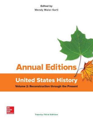 United Stat. History Volume II: Reconst. -Present