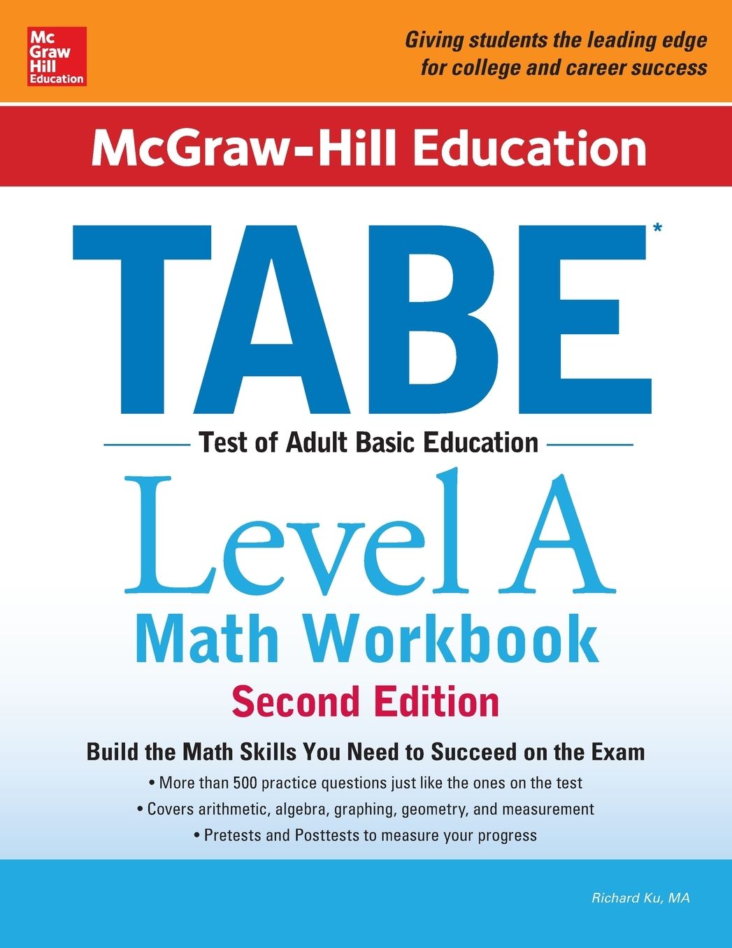 McGraw-Hill Education TABE Level A Math Workbook Second Edition
