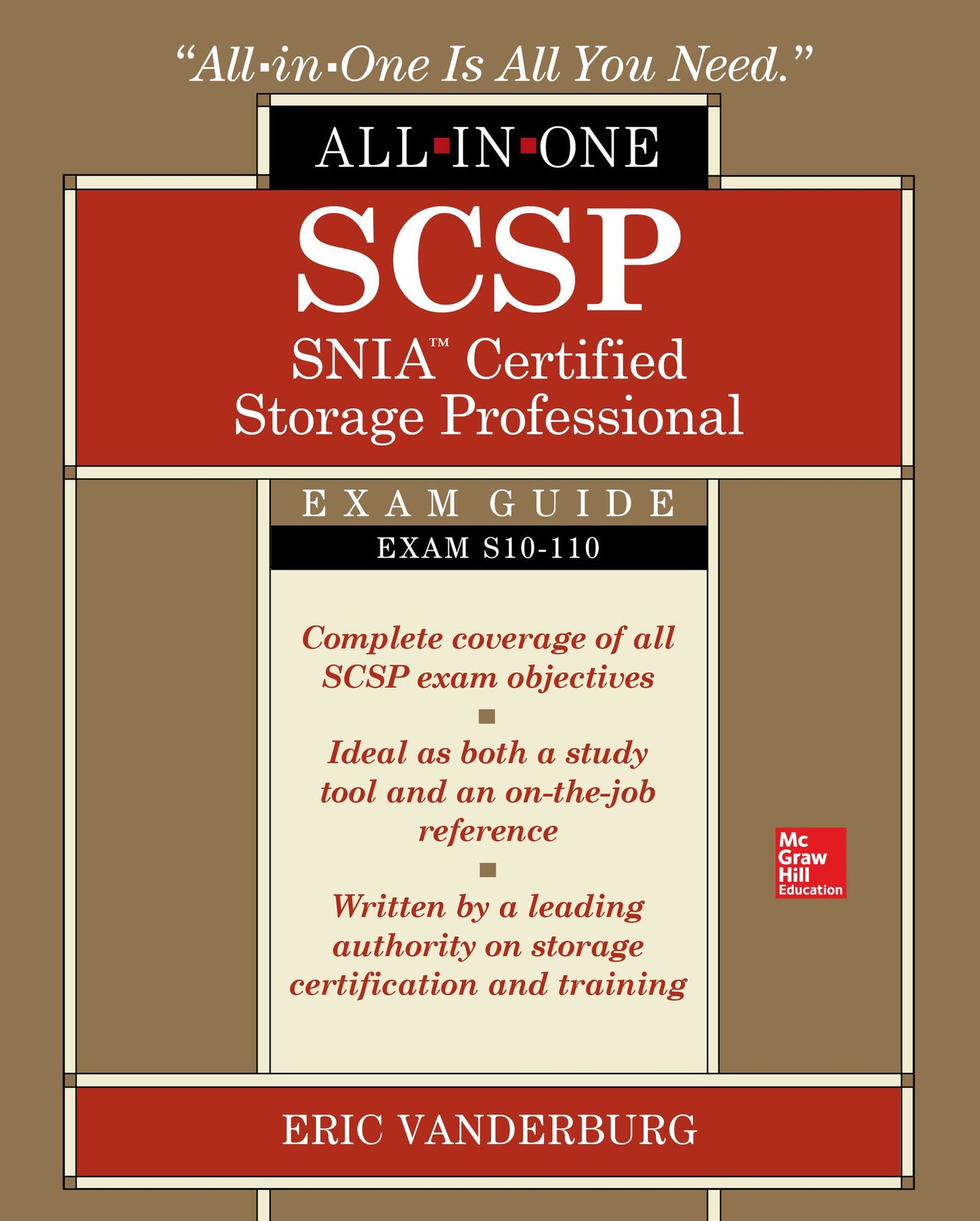 SCSP SNIA Certified Storage Professional All-in-One Exam Guide (Exam S10-110)