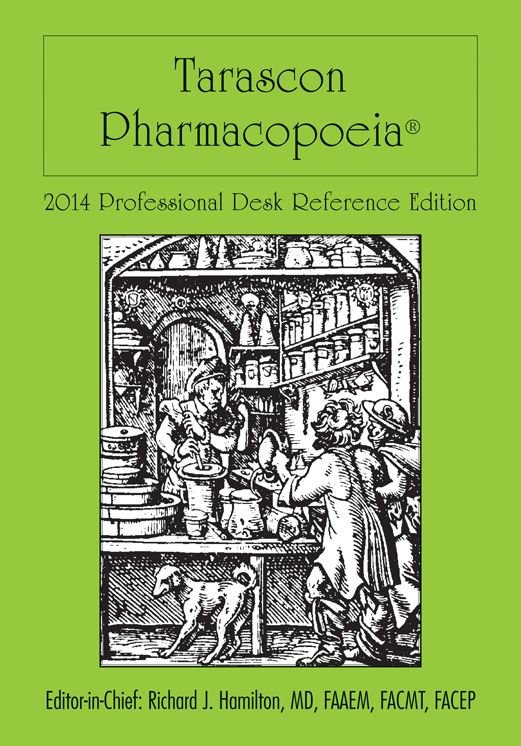 Tarascon Pharmacopeia 2014: Professional Desk Reference