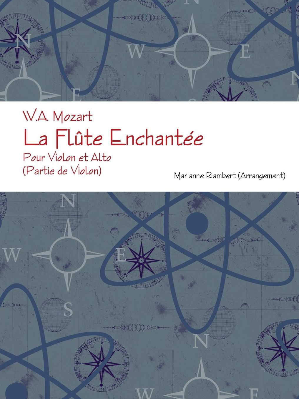 W.A. Mozart La Flute Enchantee Pour Violon Et Alto (Partie de Violon)