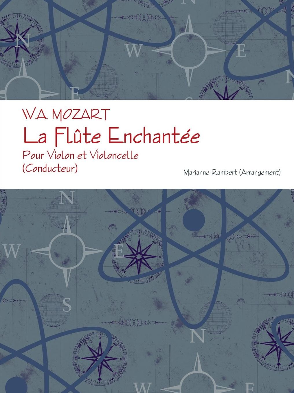 W.A. Mozart La Flute Enchantee Pour Violon Et Violoncelle (Conducteur)
