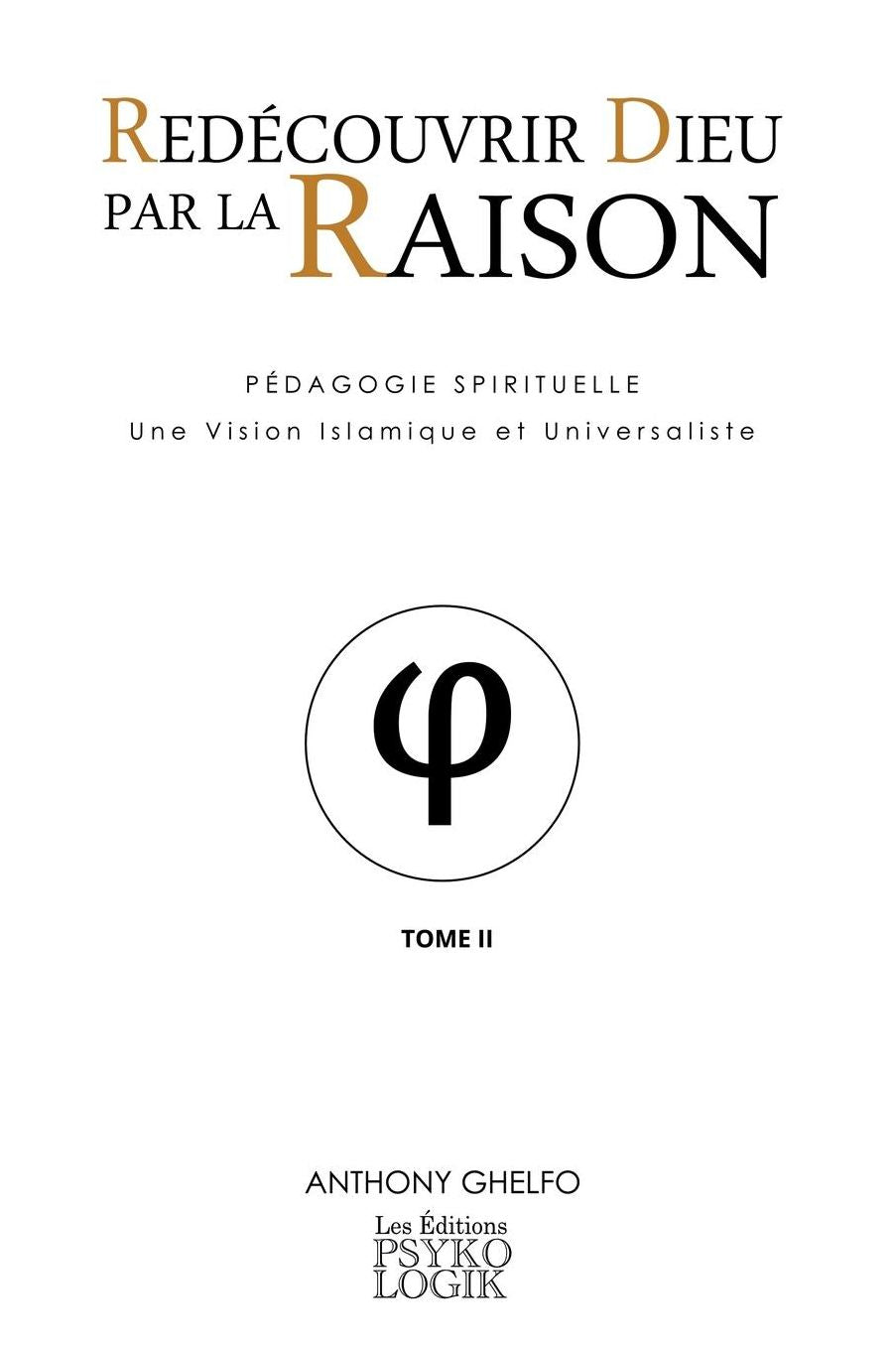 RedZcouvrir Dieu par la Raison - Tome II - La Philosophie