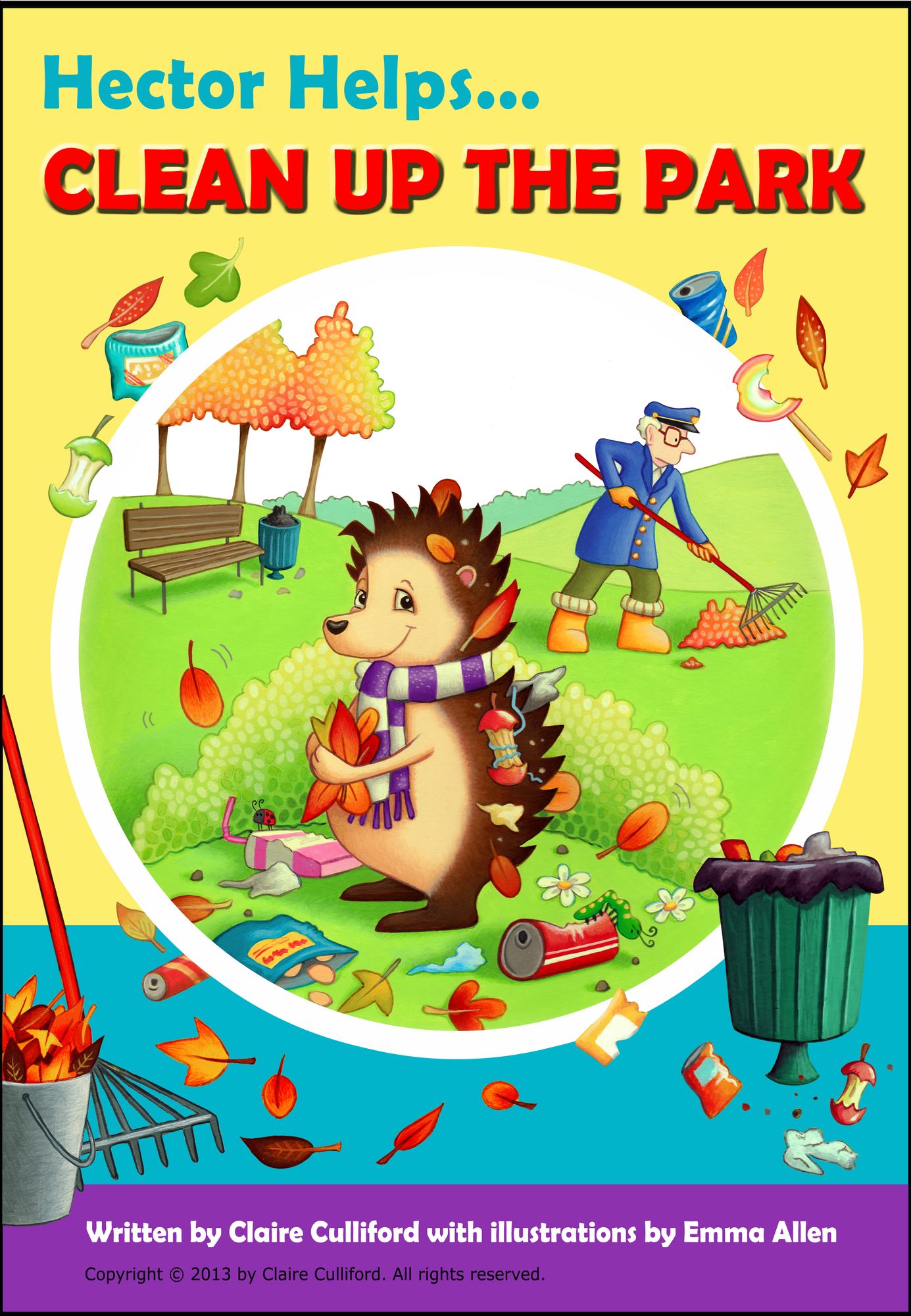 Hector Helps Clean Up the Park