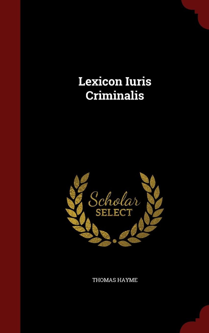 Lexicon Iuris Criminalis