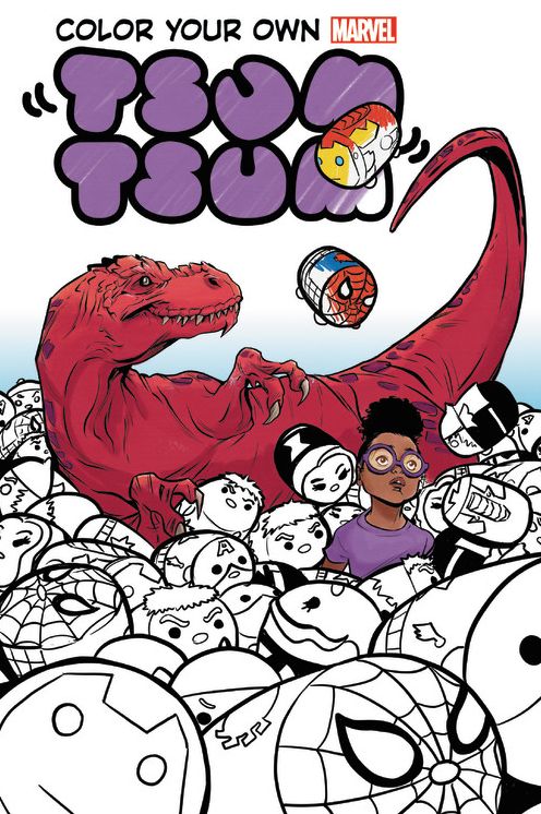 Color Your Own Marvel Tsum Tsum