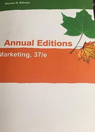 Marketing, Annual Editions (Custom)
