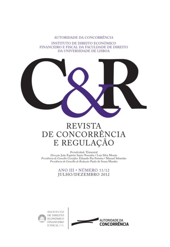 Revista de Concorrência e Regulação - Ano IV . n.º 13 - Jan/Mar 2013