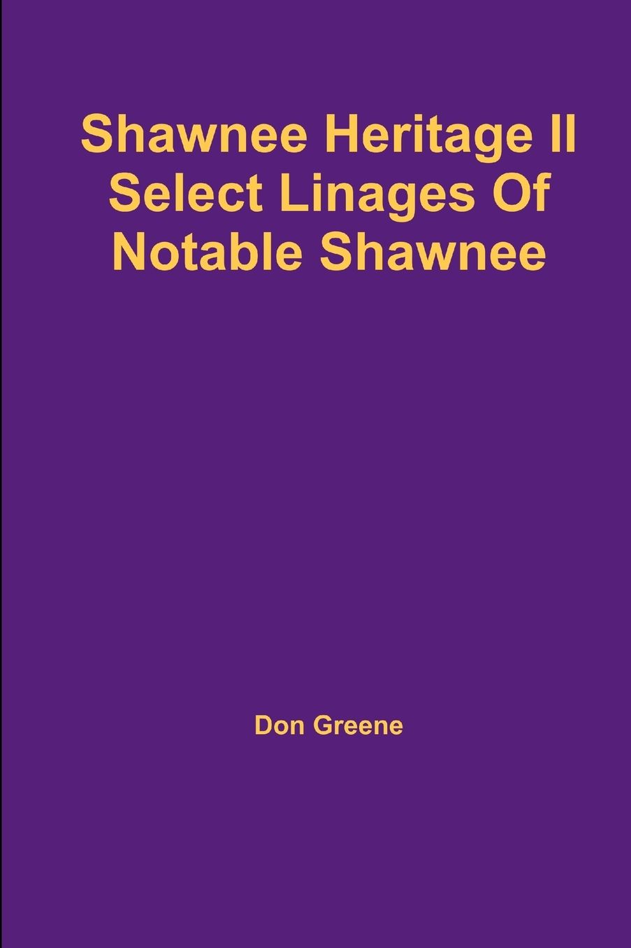 Shawnee Heritage II