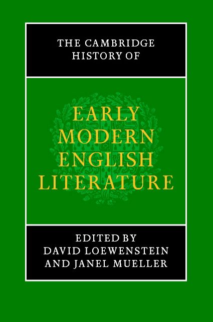 The Cambridge History of Early Modern English Literature